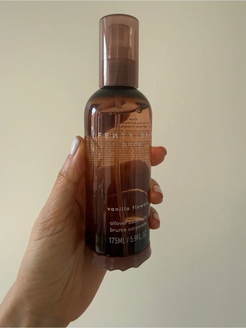 Fenty beauty body mist vanilla flowers